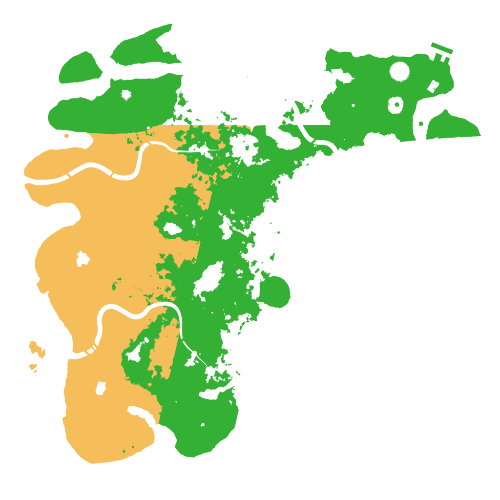 Biome Rust Map: Procedural Map, Size: 4500, Seed: 30906000