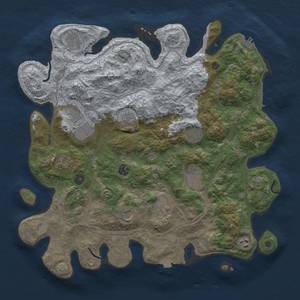 Thumbnail Rust Map: Procedural Map, Size: 4250, Seed: 1492547771, 19 Monuments