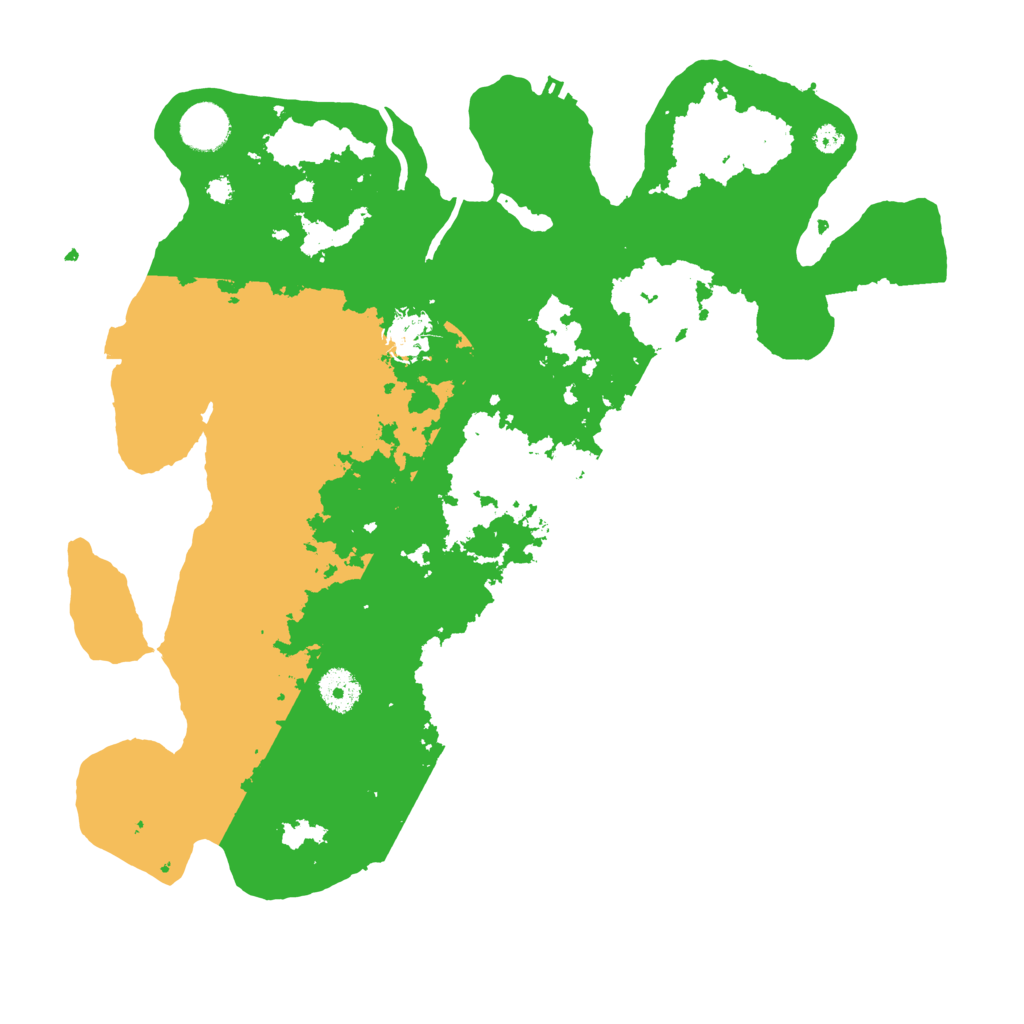 Biome Rust Map: Procedural Map, Size: 3700, Seed: 17392151