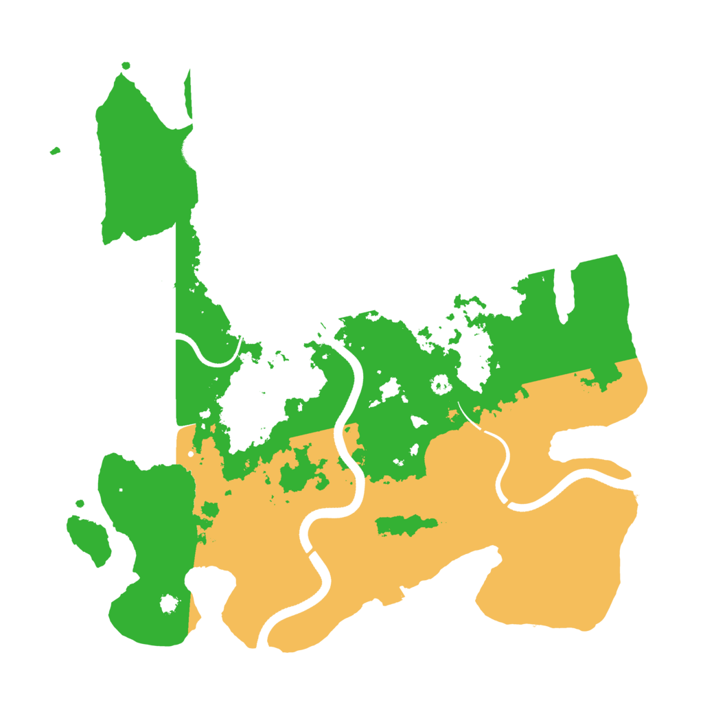Biome Rust Map: Procedural Map, Size: 3500, Seed: 1620755174