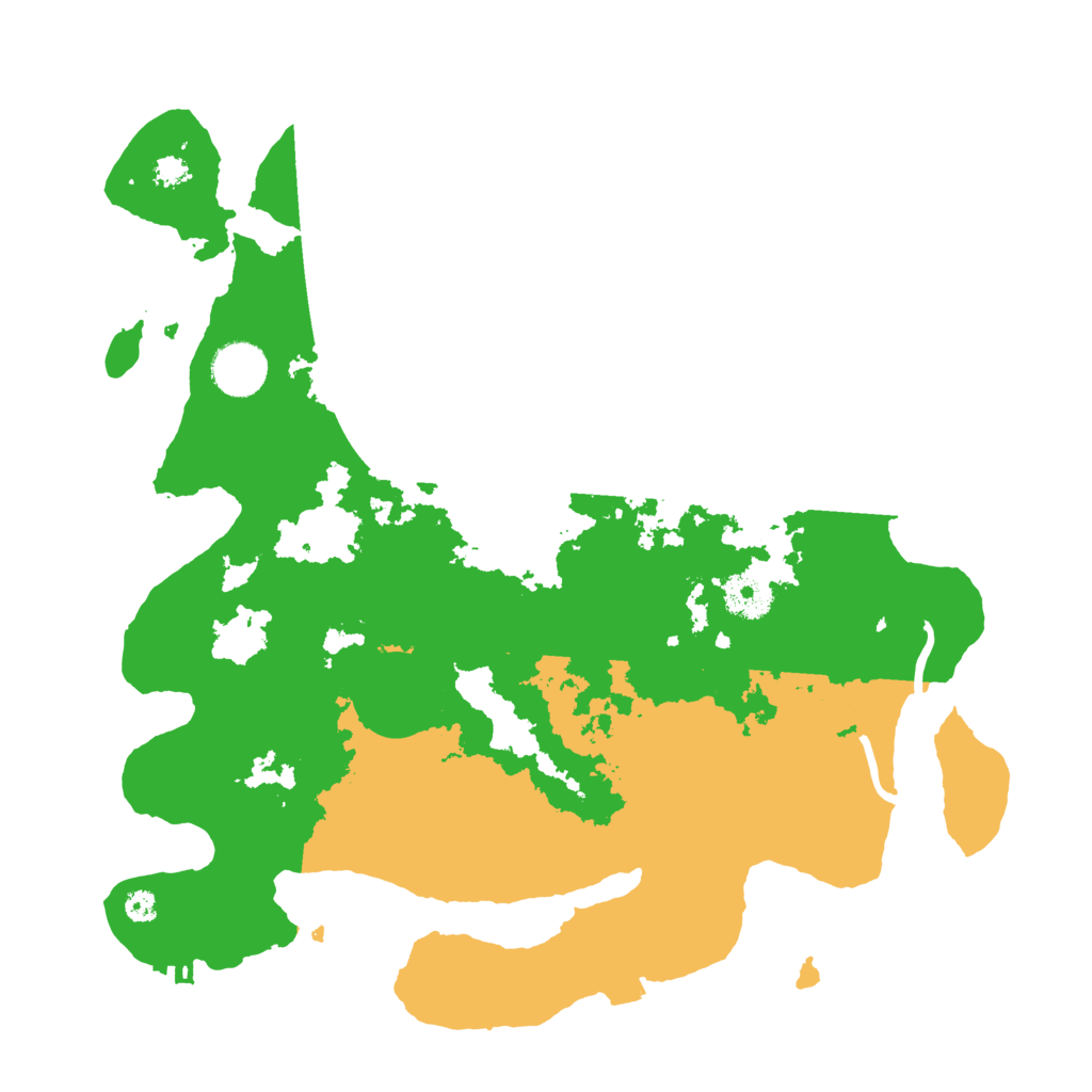 Biome Rust Map: Procedural Map, Size: 3500, Seed: 31786868