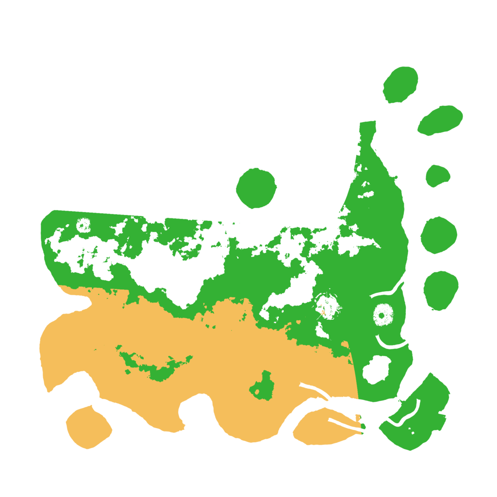 Biome Rust Map: Procedural Map, Size: 3500, Seed: 37340227