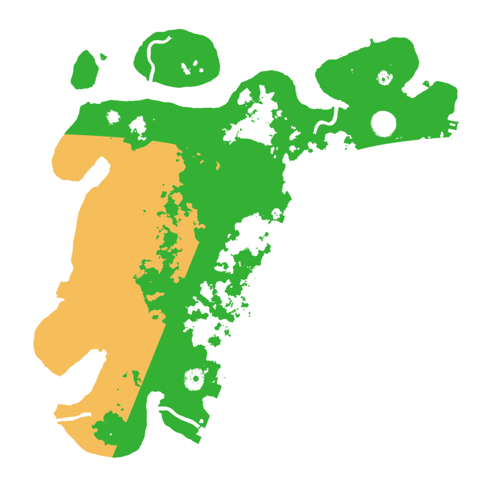 Biome Rust Map: Procedural Map, Size: 3500, Seed: 60135010
