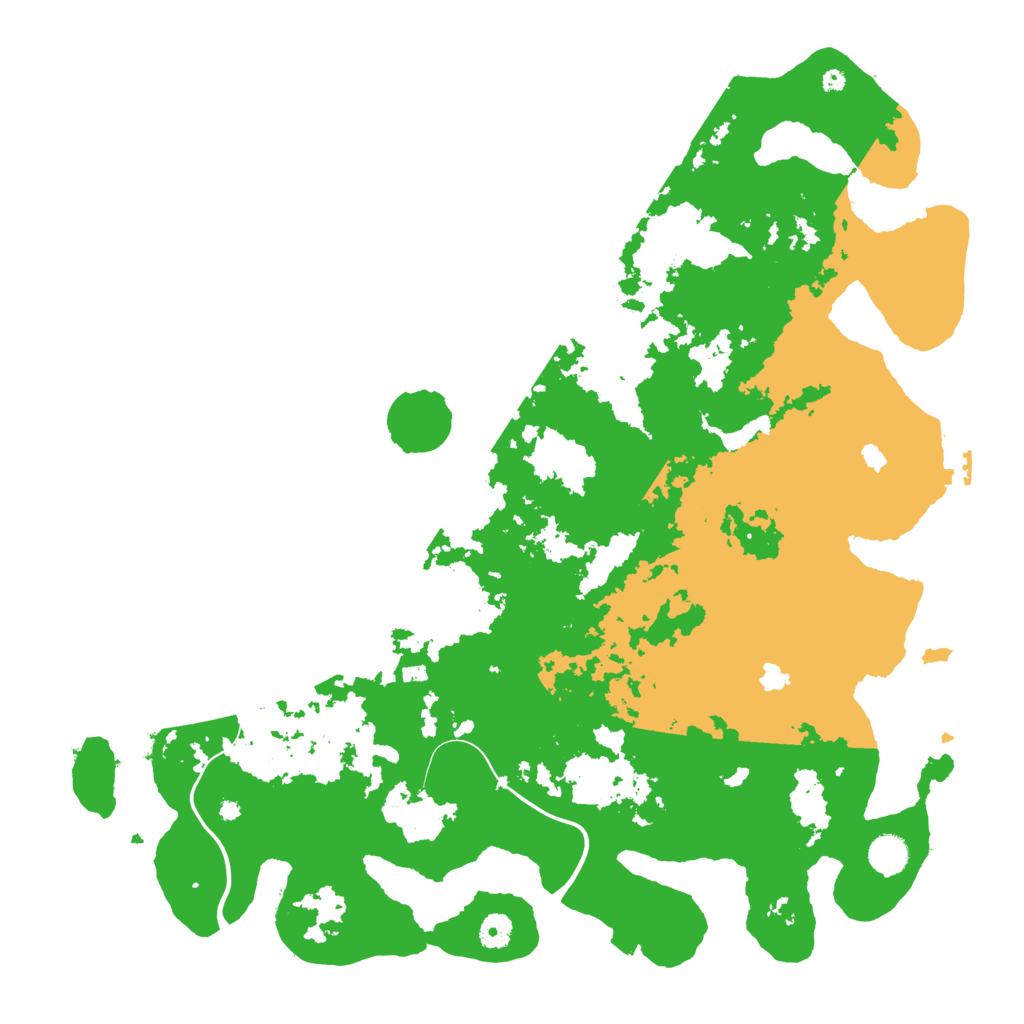 Biome Rust Map: Procedural Map, Size: 4500, Seed: 28670756