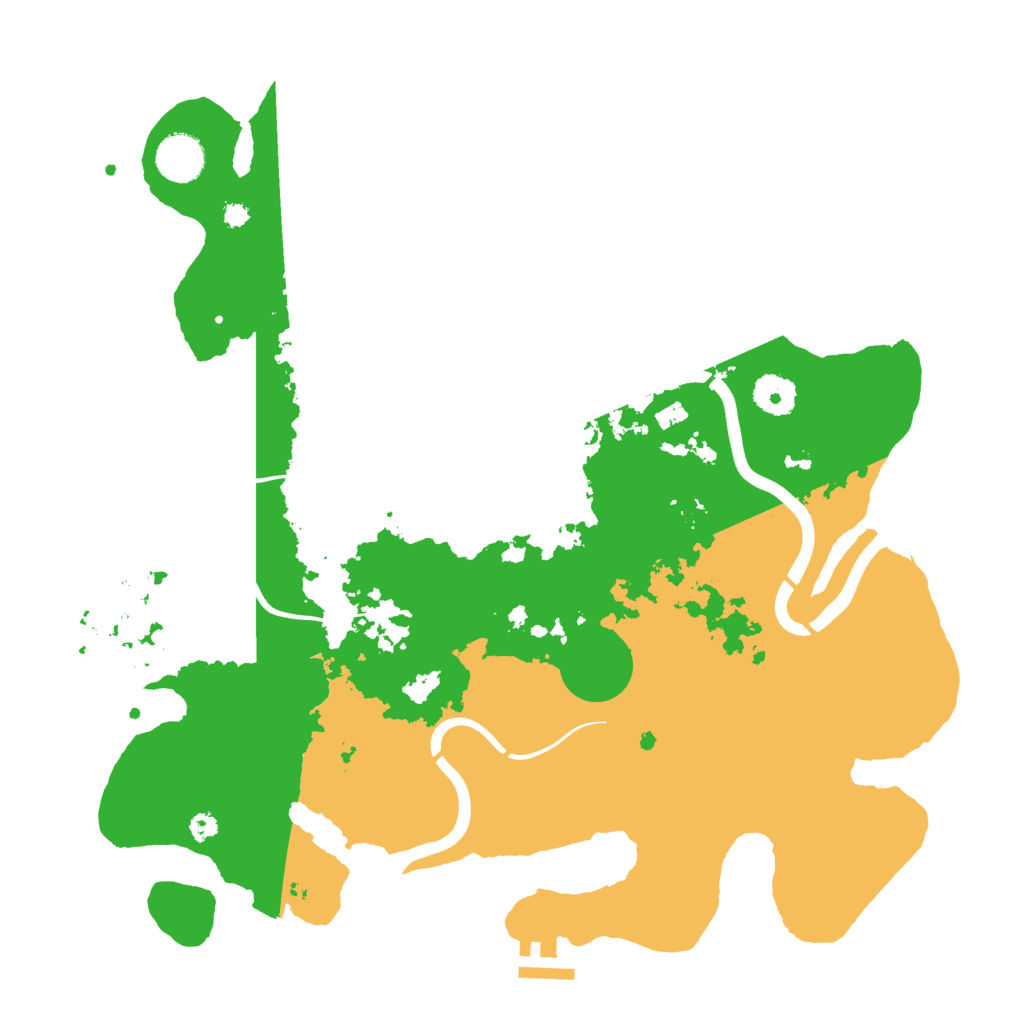 Biome Rust Map: Procedural Map, Size: 3700, Seed: 1742600775