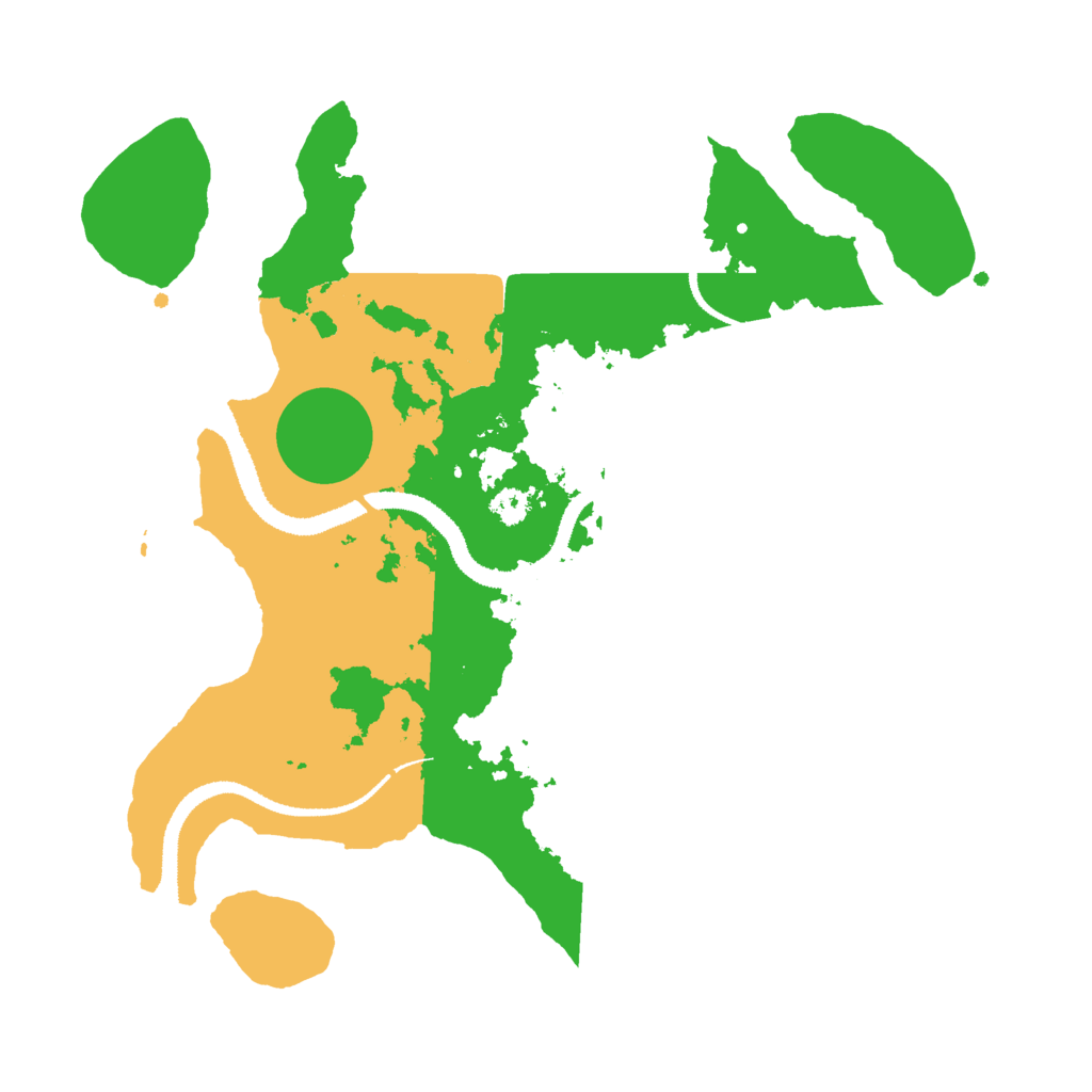 Biome Rust Map: Procedural Map, Size: 3000, Seed: 1956
