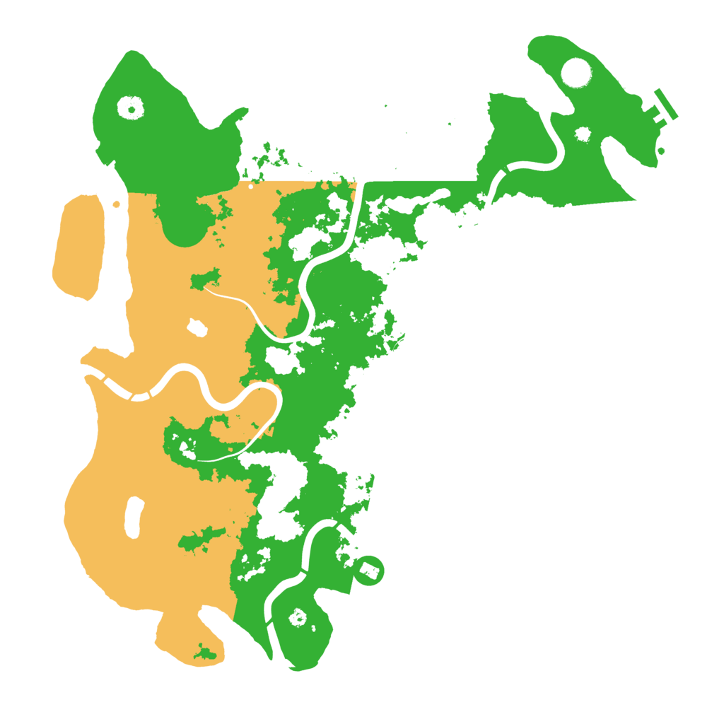 Biome Rust Map: Procedural Map, Size: 4250, Seed: 37209726