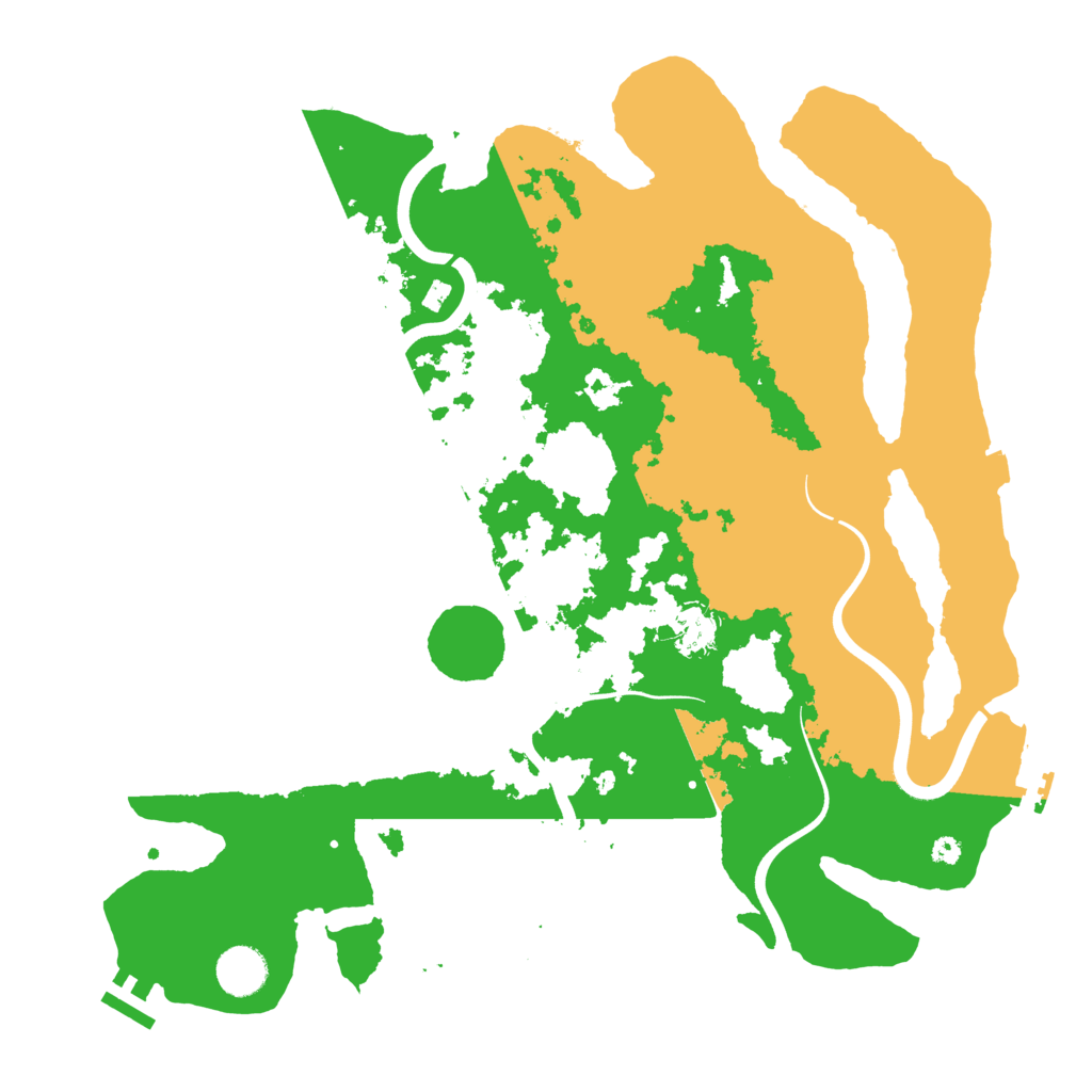 Biome Rust Map: Procedural Map, Size: 3850, Seed: 59444399