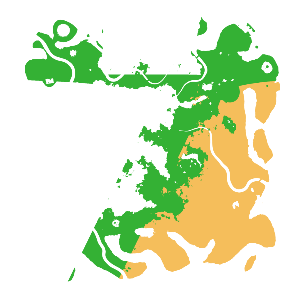 Biome Rust Map: Procedural Map, Size: 4100, Seed: 25407841