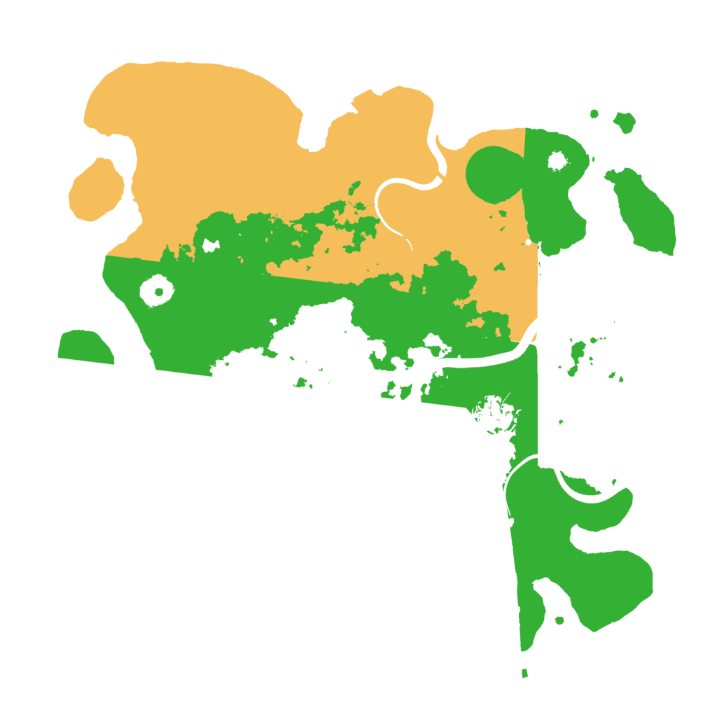 Biome Rust Map: Procedural Map, Size: 3400, Seed: 97147978