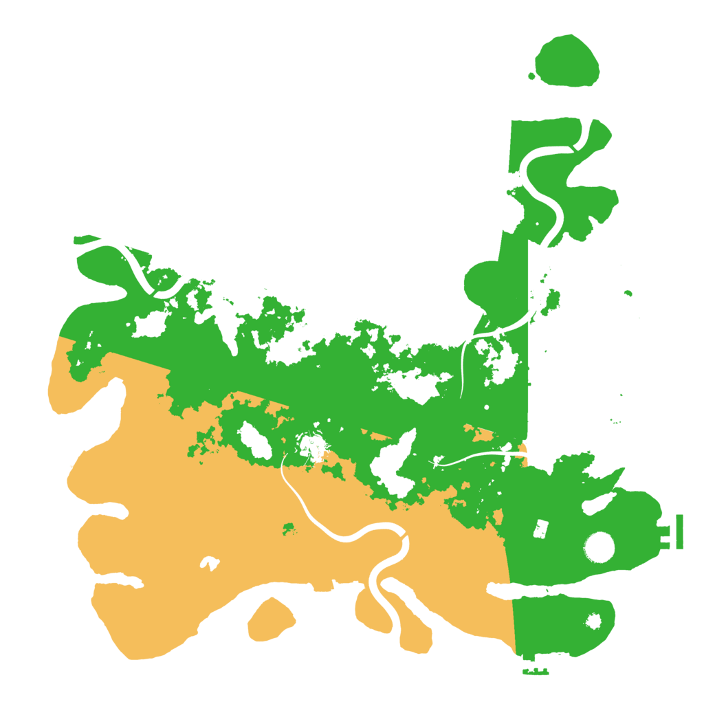 Biome Rust Map: Procedural Map, Size: 4100, Seed: 37858164
