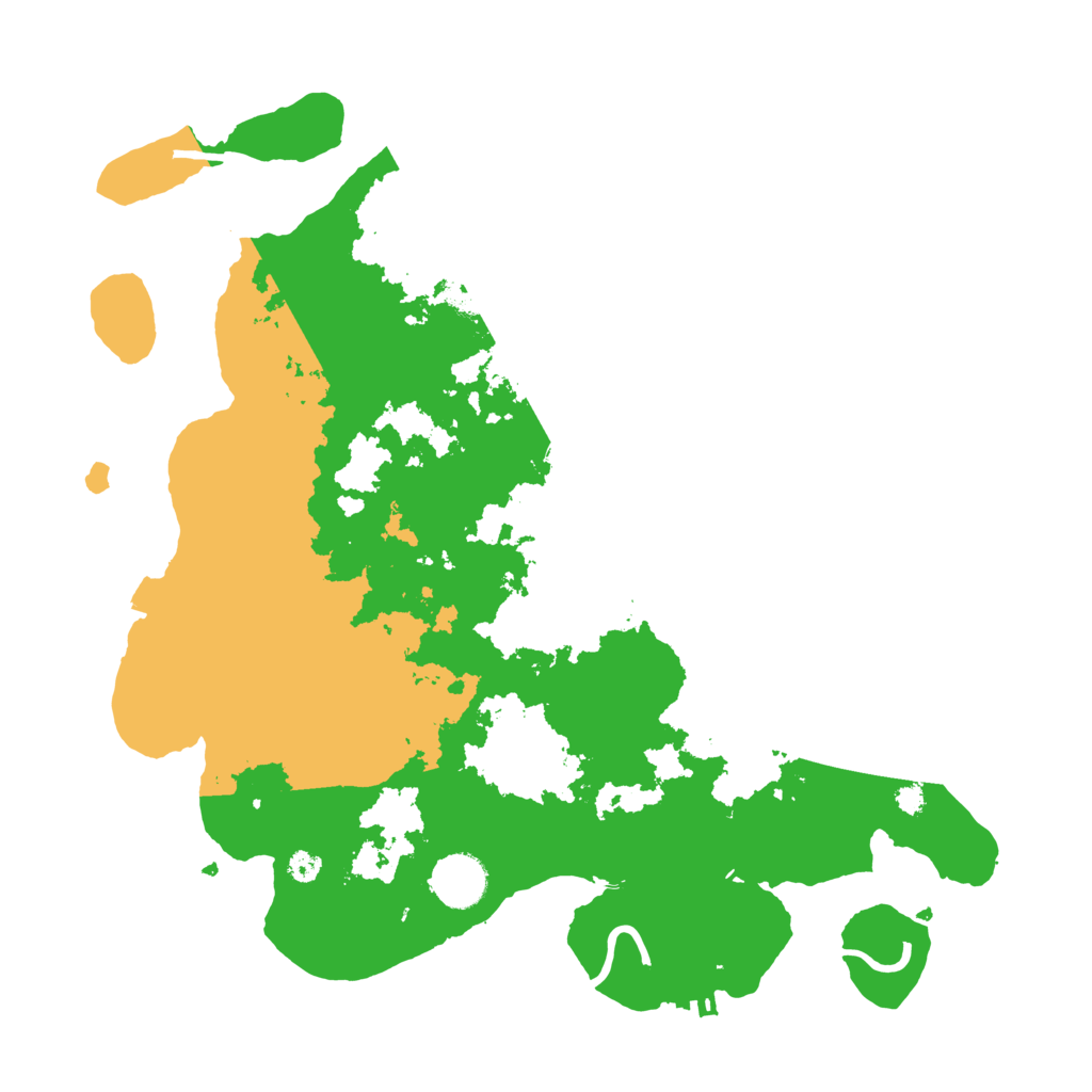 Biome Rust Map: Procedural Map, Size: 3550, Seed: 60145491