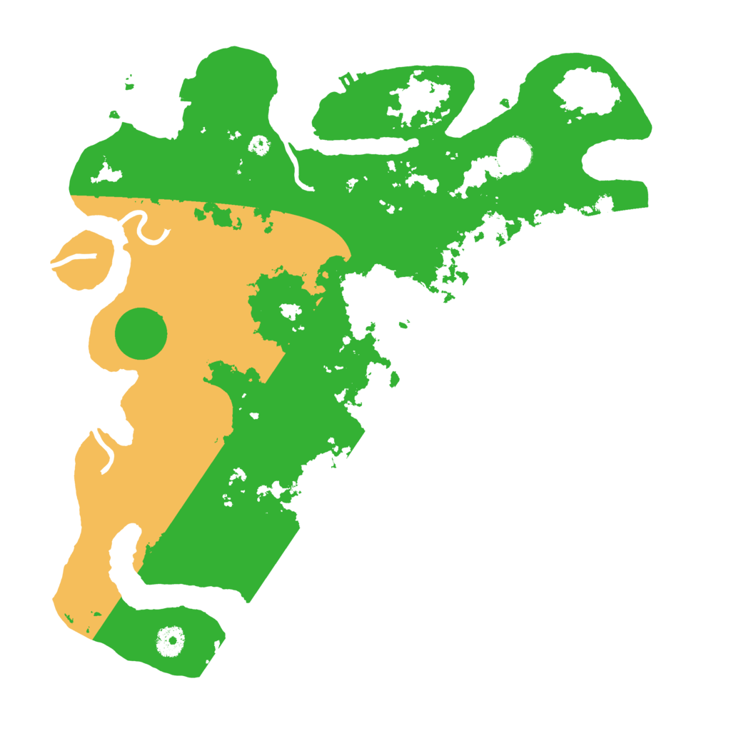 Biome Rust Map: Procedural Map, Size: 3700, Seed: 258946896