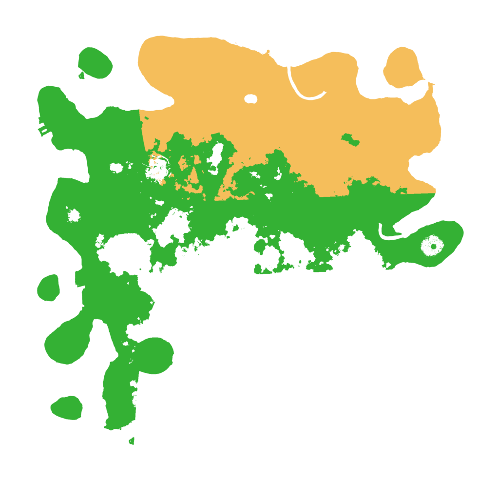 Biome Rust Map: Procedural Map, Size: 3600, Seed: 56166672