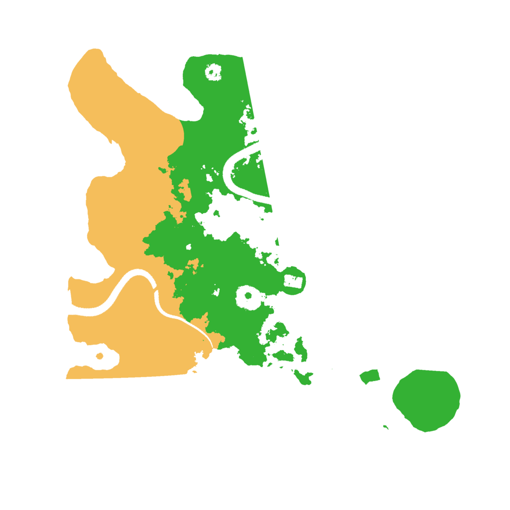 Biome Rust Map: Procedural Map, Size: 3000, Seed: 1878410605