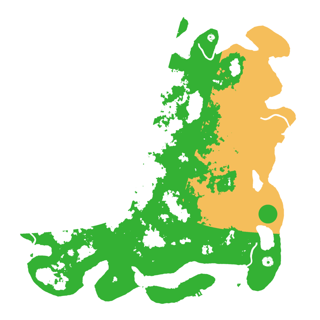 Biome Rust Map: Procedural Map, Size: 4500, Seed: 872043860