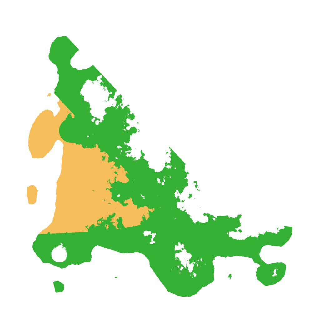 Biome Rust Map: Barren, Size: 3600, Seed: 21391834