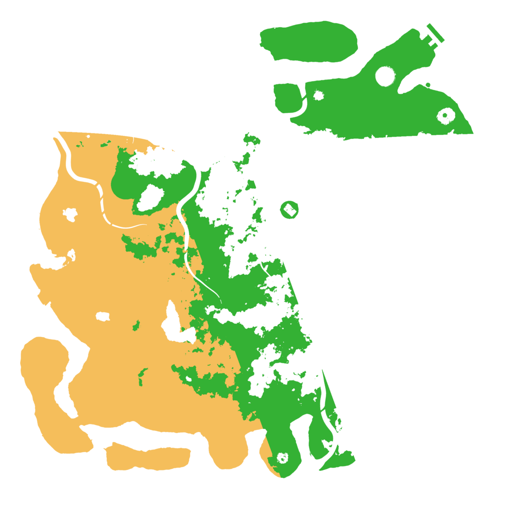 Biome Rust Map: Procedural Map, Size: 4500, Seed: 245959