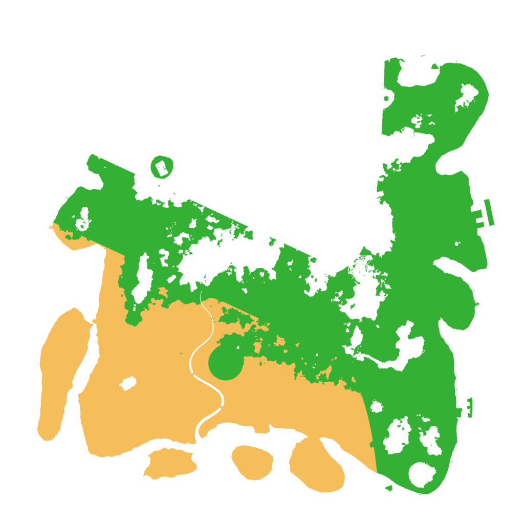Biome Rust Map: Procedural Map, Size: 4000, Seed: 131726