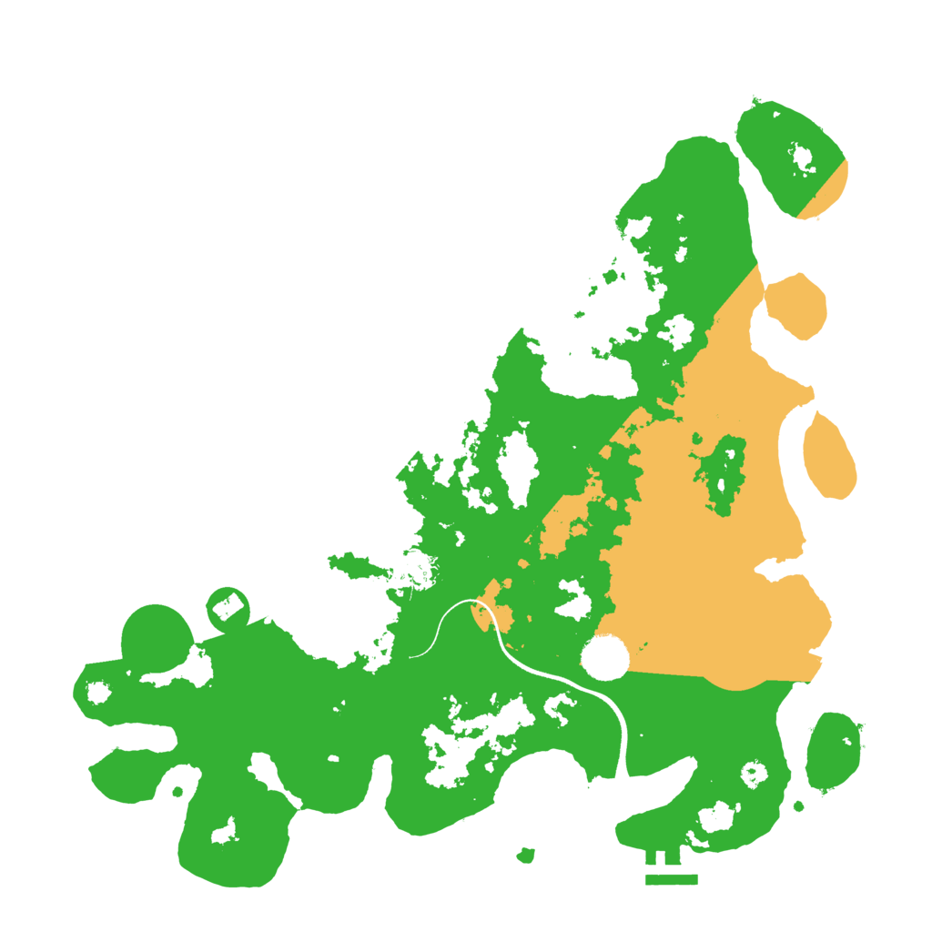 Biome Rust Map: Procedural Map, Size: 3600, Seed: 479362234