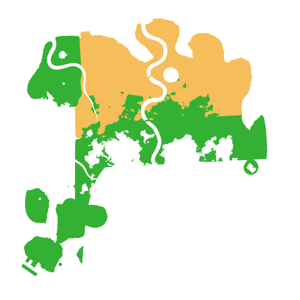 Biome Rust Map: Procedural Map, Size: 3500, Seed: 1390314882