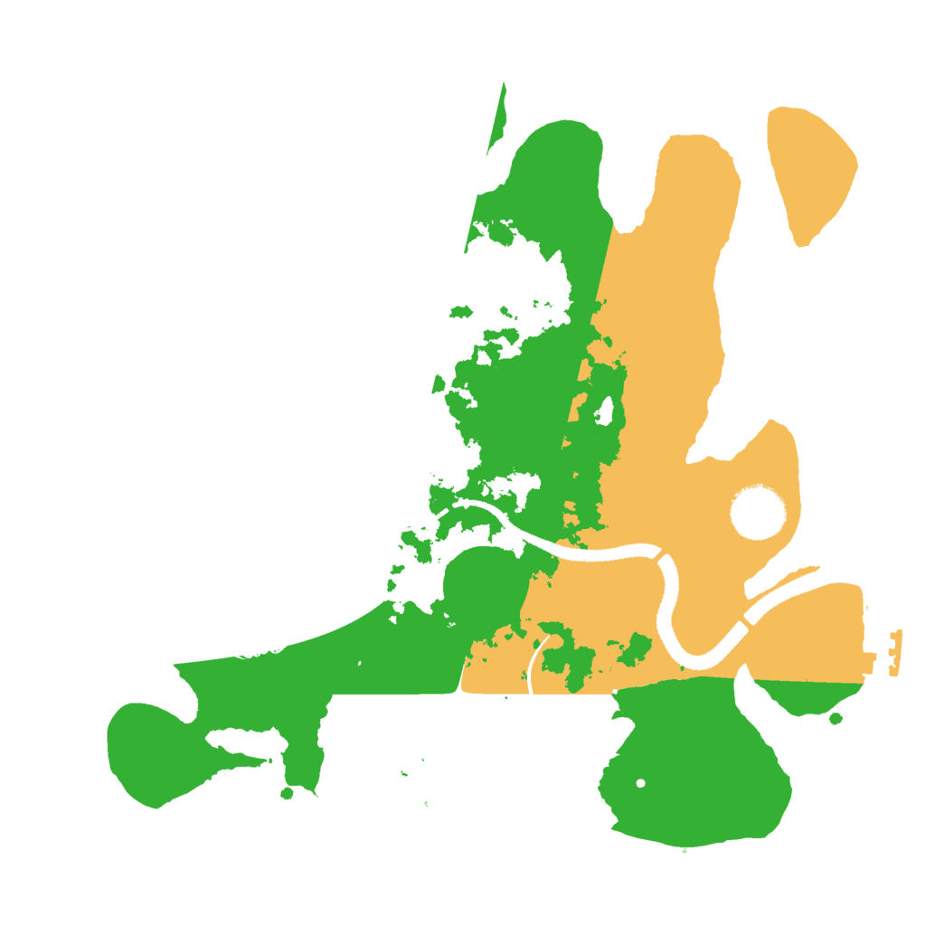 Biome Rust Map: Procedural Map, Size: 3000, Seed: 978559501