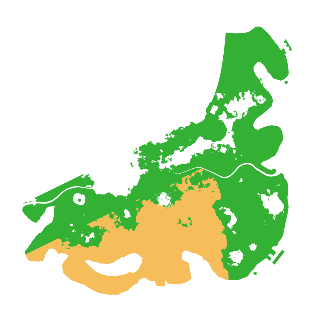 Biome Rust Map: Procedural Map, Size: 3850, Seed: 883240419