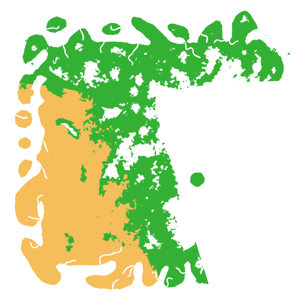 Biome Rust Map: Procedural Map, Size: 6000, Seed: 2408