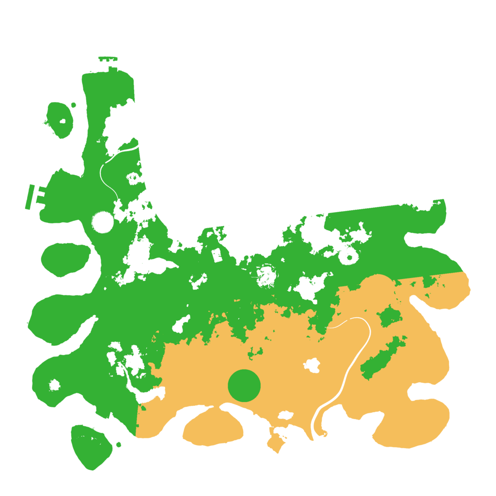Biome Rust Map: Procedural Map, Size: 4000, Seed: 751387687