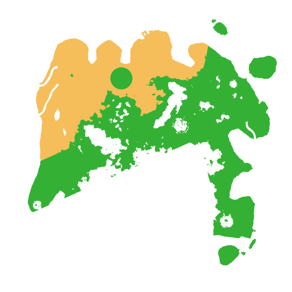 Biome Rust Map: Procedural Map, Size: 3500, Seed: 2101650460