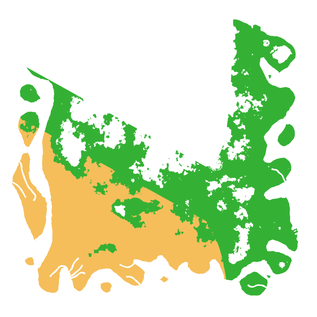 Biome Rust Map: Procedural Map, Size: 4800, Seed: 164321465