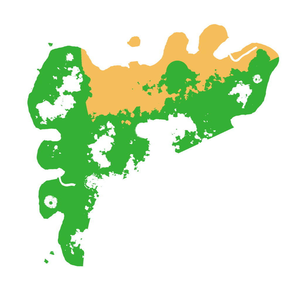 Biome Rust Map: Procedural Map, Size: 3550, Seed: 12252215