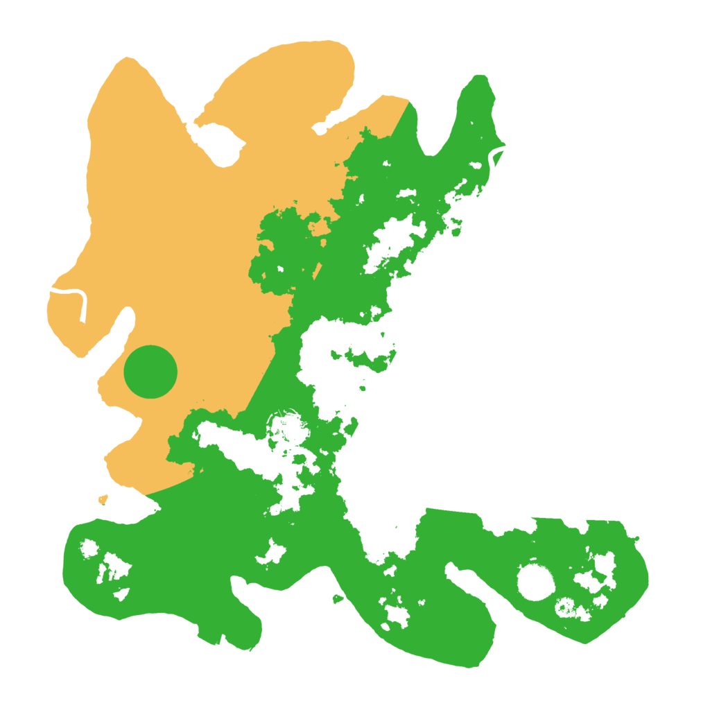 Biome Rust Map: Procedural Map, Size: 3500, Seed: 333697921