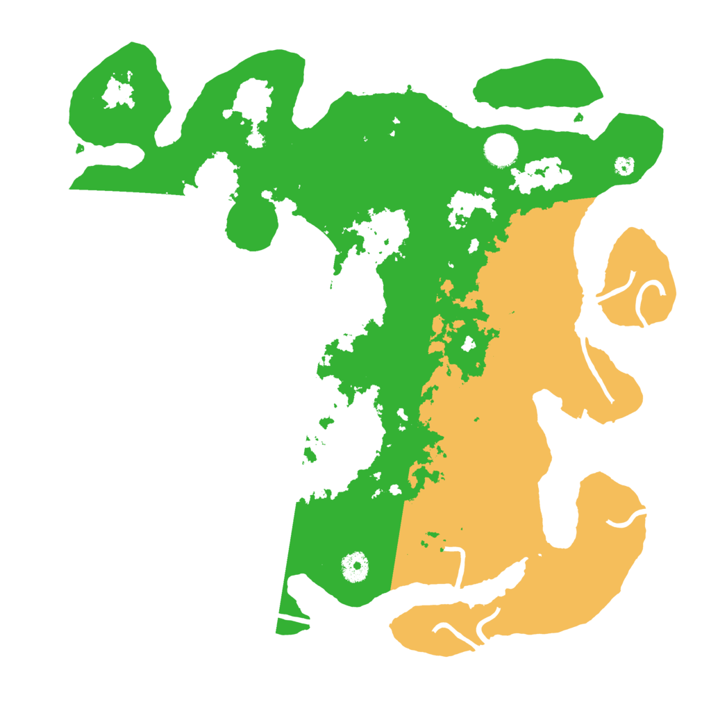 Biome Rust Map: Procedural Map, Size: 3700, Seed: 895071131