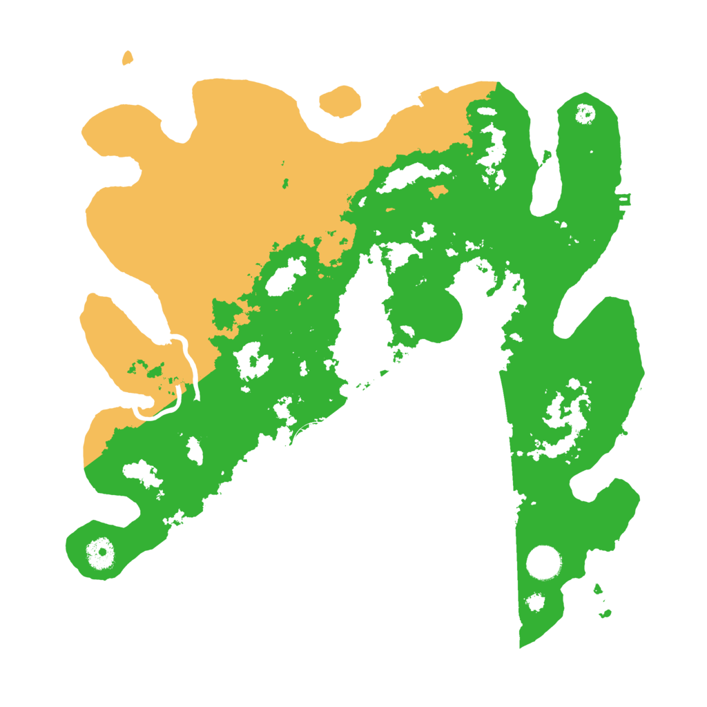 Biome Rust Map: Procedural Map, Size: 3600, Seed: 918757685