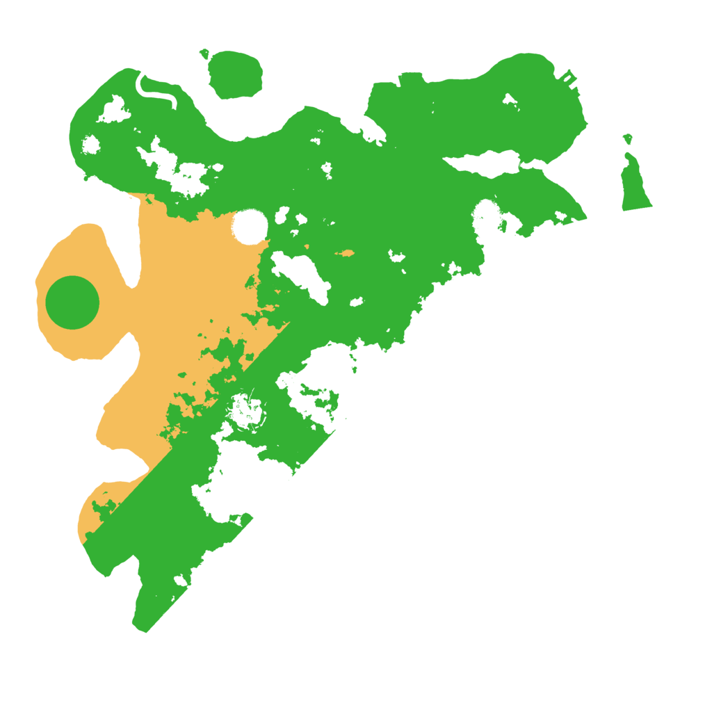 Biome Rust Map: Procedural Map, Size: 3500, Seed: 2136294105