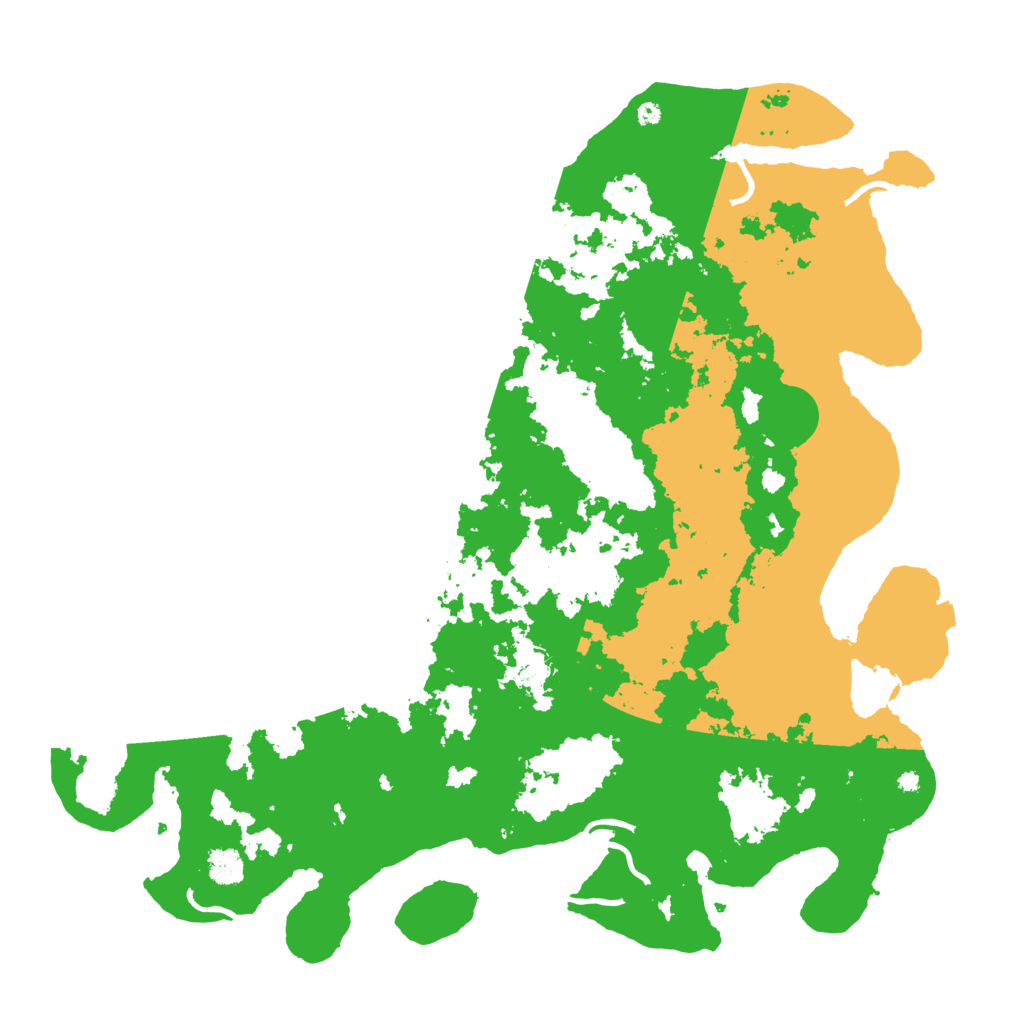 Biome Rust Map: Procedural Map, Size: 4500, Seed: 12081301