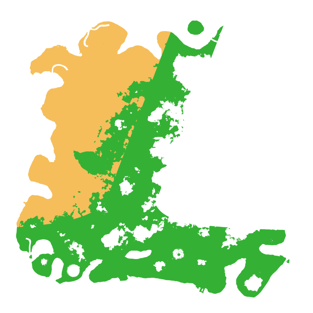 Biome Rust Map: Procedural Map, Size: 4400, Seed: 87398722