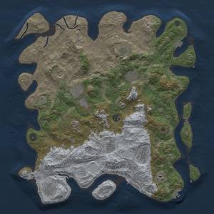 Thumbnail Rust Map: Procedural Map, Size: 4250, Seed: 2060250923, 19 Monuments