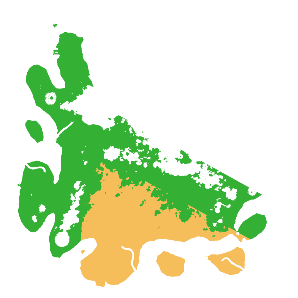 Biome Rust Map: Procedural Map, Size: 3700, Seed: 1892482970