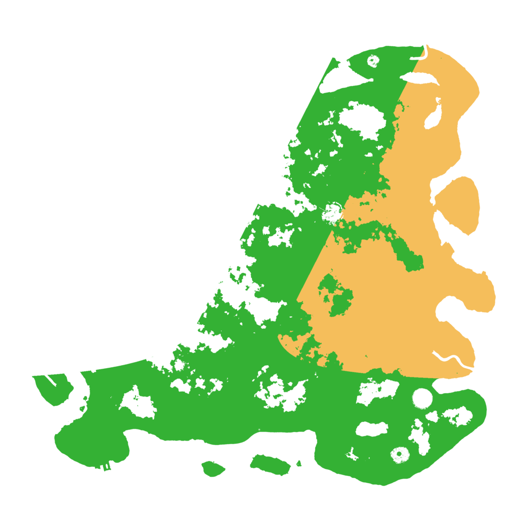 Biome Rust Map: Procedural Map, Size: 4500, Seed: 528680227