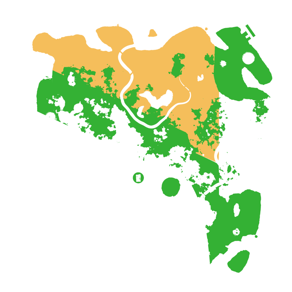 Biome Rust Map: Procedural Map, Size: 4250, Seed: 629411439