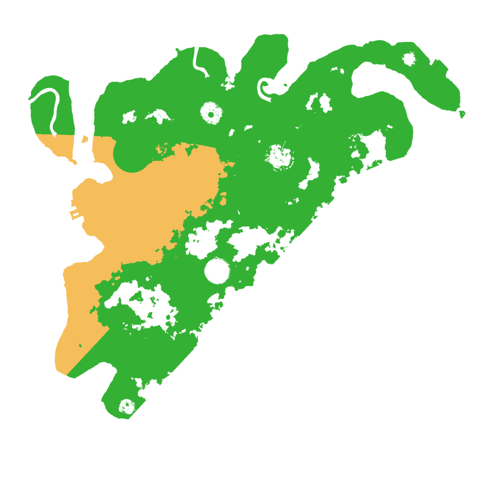Biome Rust Map: Procedural Map, Size: 3500, Seed: 2068101196