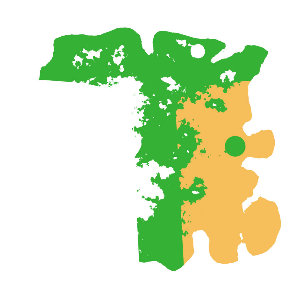 Biome Rust Map: Barren, Size: 3800, Seed: 96190535