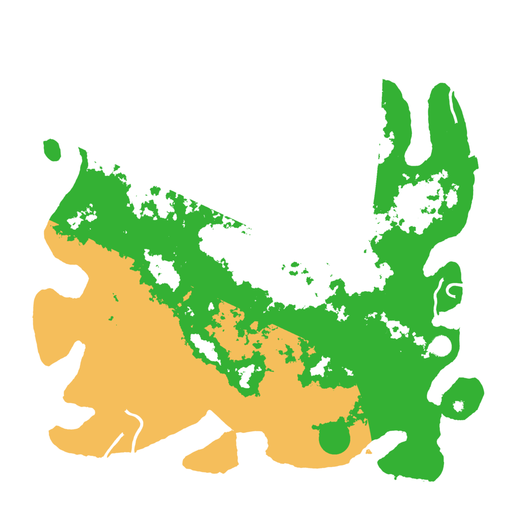 Biome Rust Map: Procedural Map, Size: 4400, Seed: 14904590