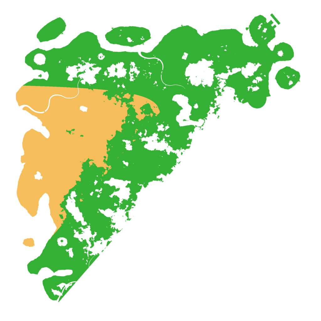 Biome Rust Map: Procedural Map, Size: 5000, Seed: 273736