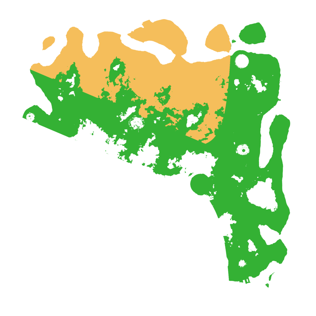 Biome Rust Map: Procedural Map, Size: 4100, Seed: 1999