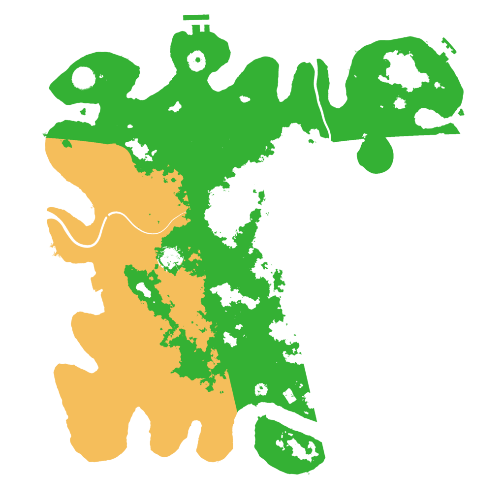 Biome Rust Map: Procedural Map, Size: 3900, Seed: 53575711