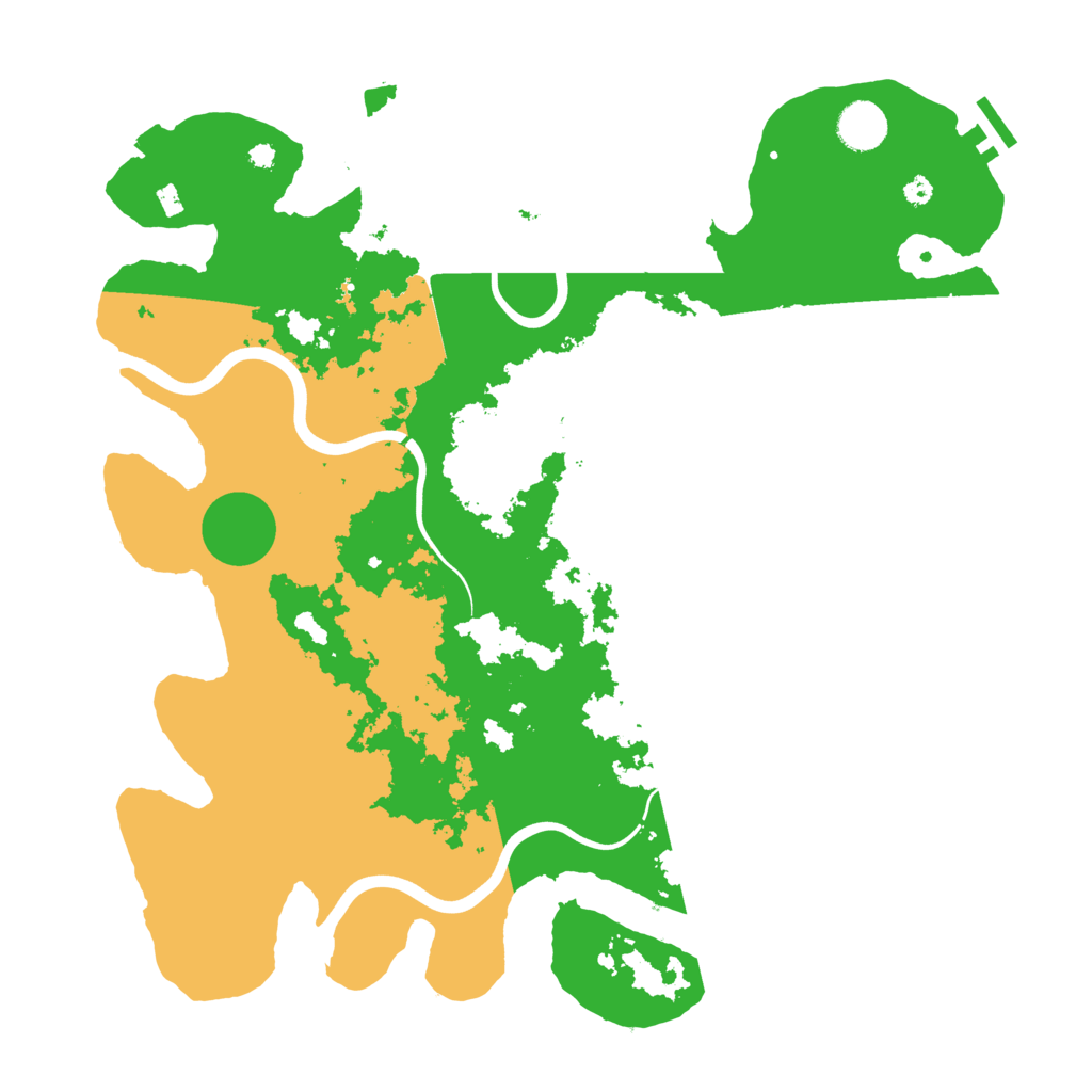 Biome Rust Map: Procedural Map, Size: 3900, Seed: 53575711