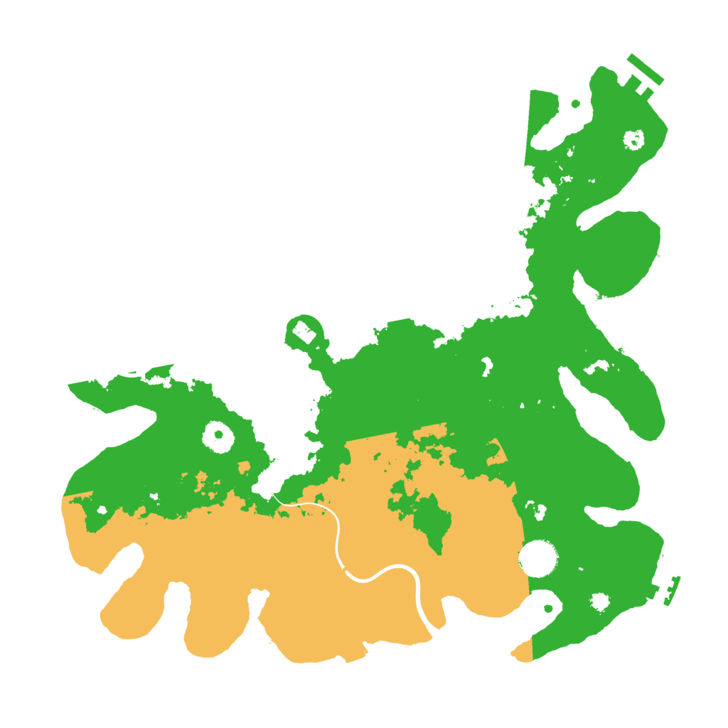 Biome Rust Map: Procedural Map, Size: 3500, Seed: 1413328280